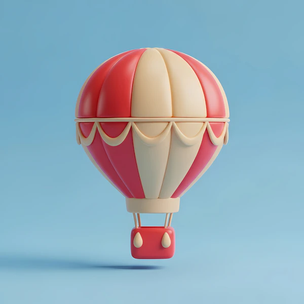 Whimsical Hot Air Balloon