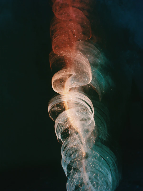 Luminous Spiral Glow