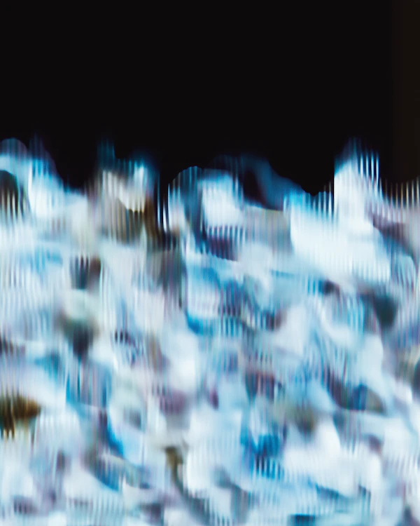 Abstract Blue Ripples