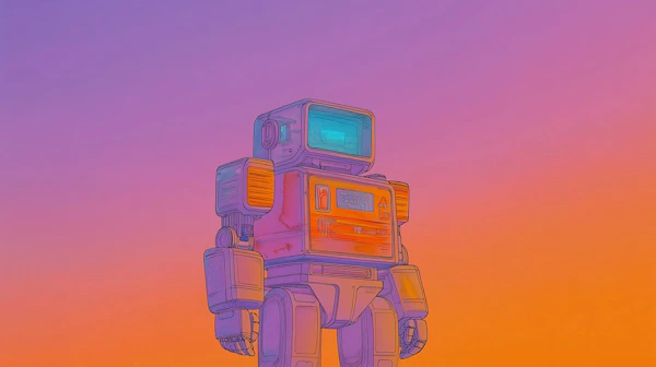 Retro Futuristic Robot