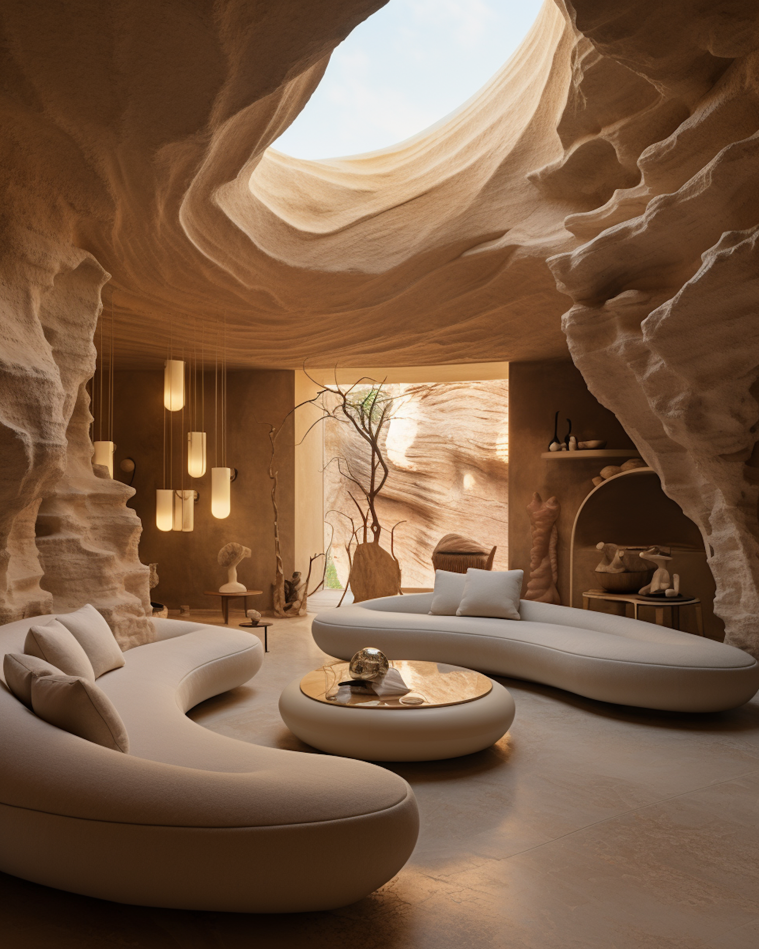 Organic Cave Oasis