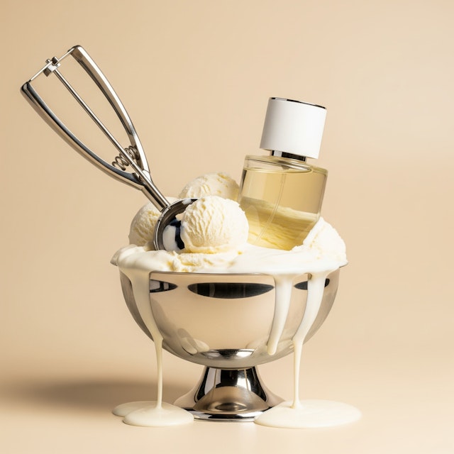 Vanilla Ice Cream Art