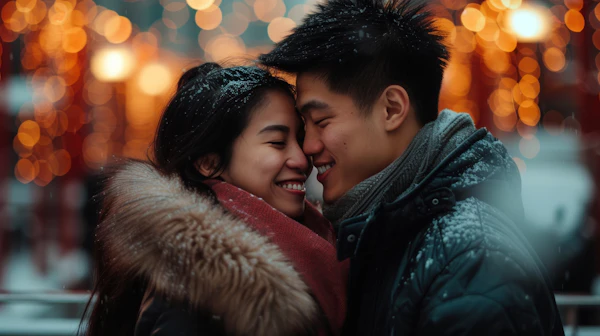 Intimate Winter Moment