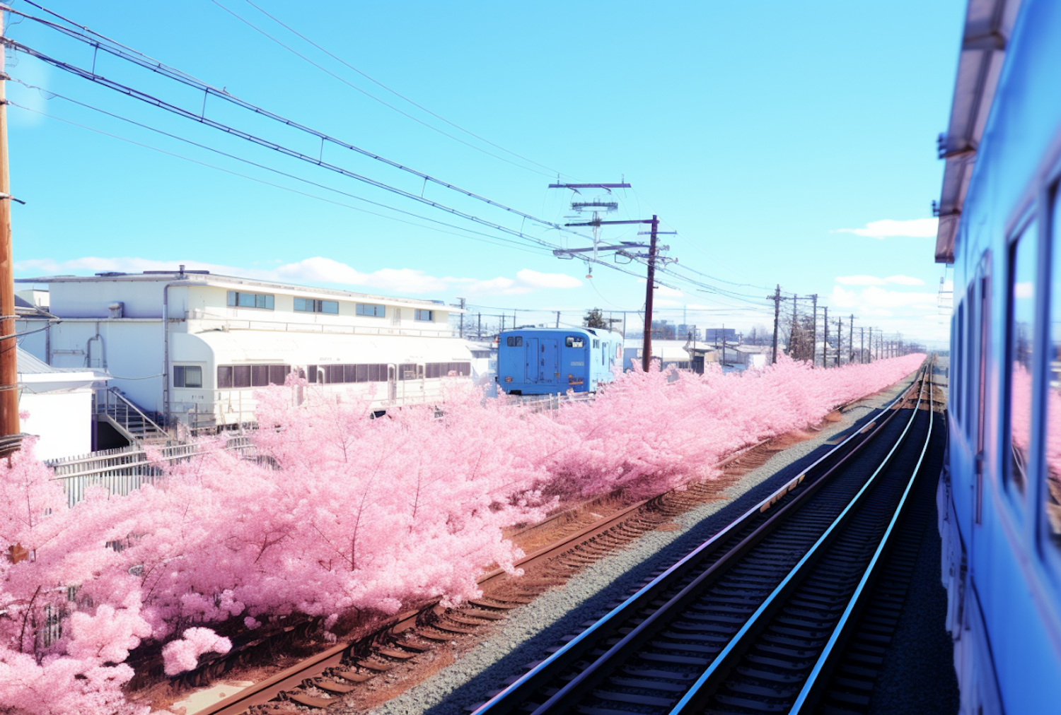 Cherry Blossom Railscape