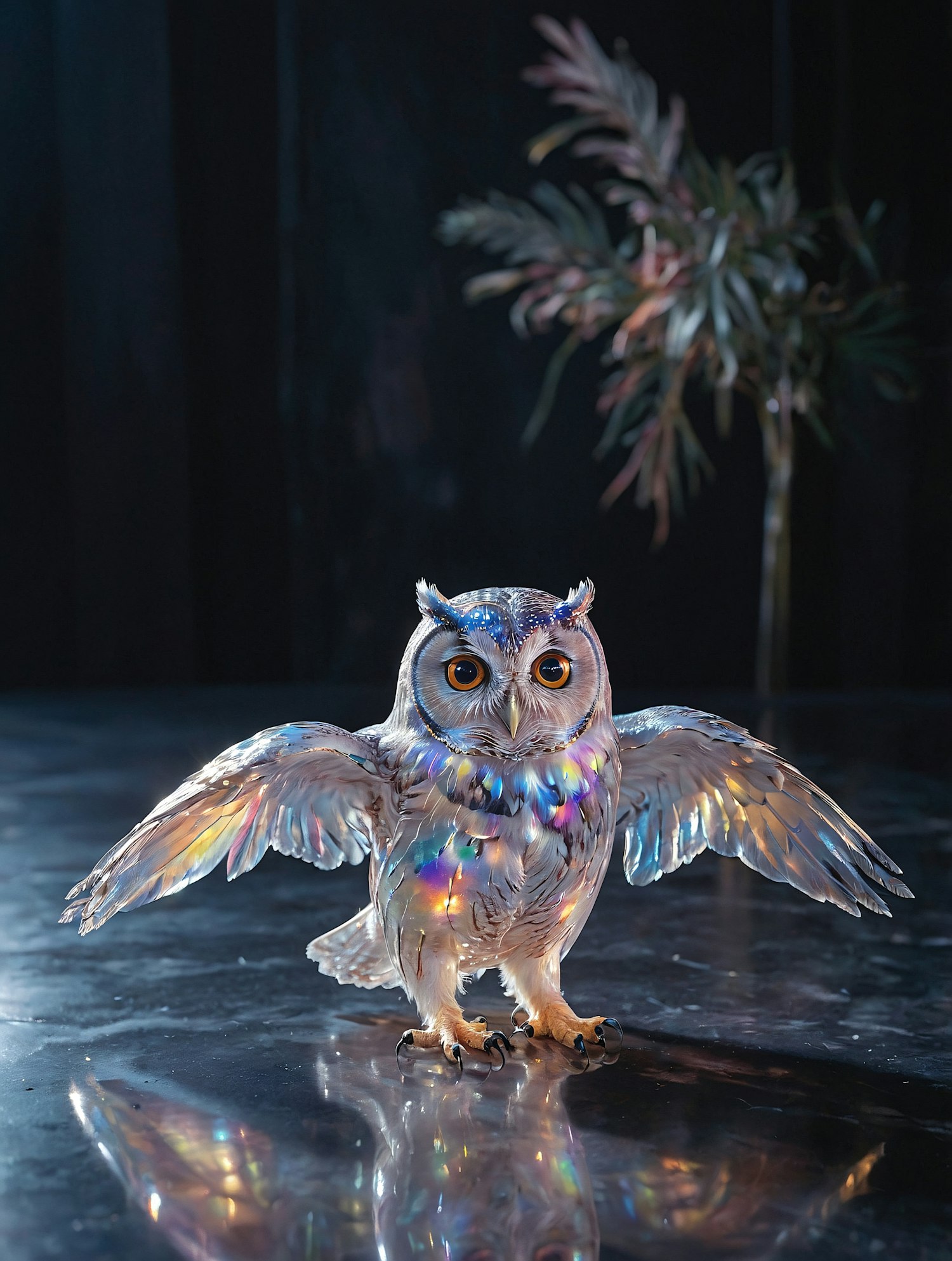 Iridescent Owl