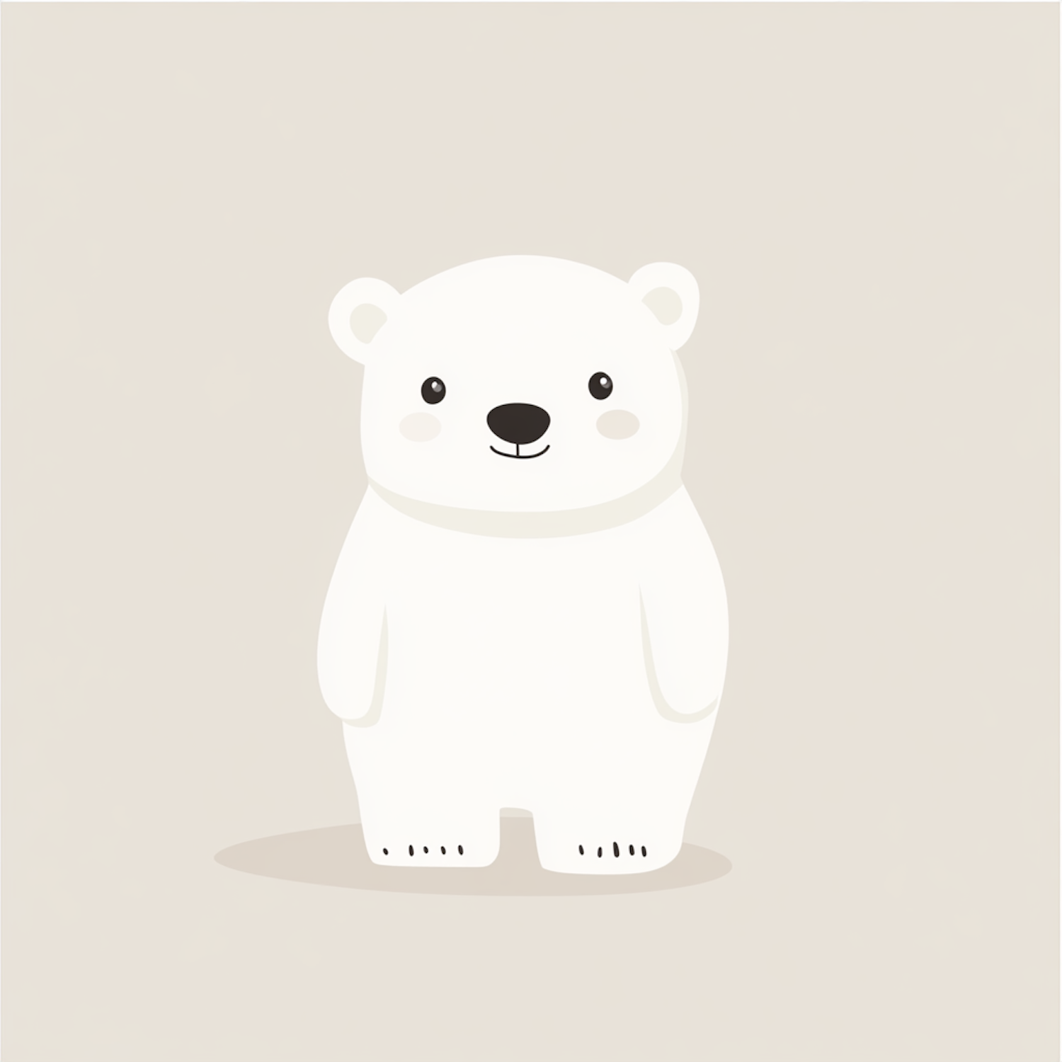 Cartoon Polar Bear