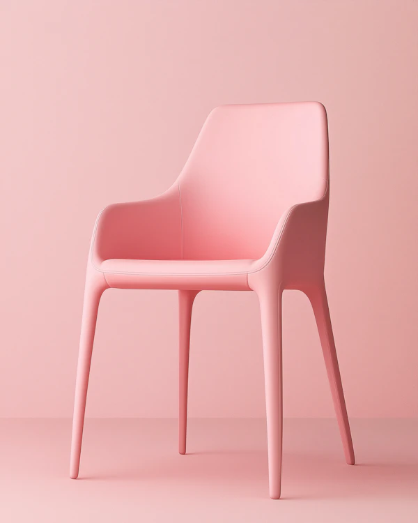 Minimalist Pink Chair