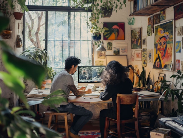 Cozy Artist's Studio