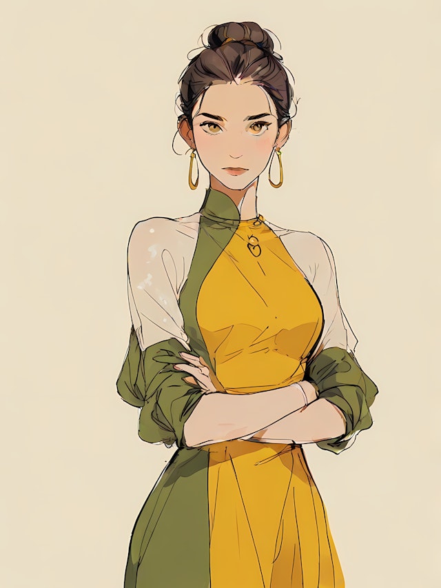 Stylized Woman Illustration