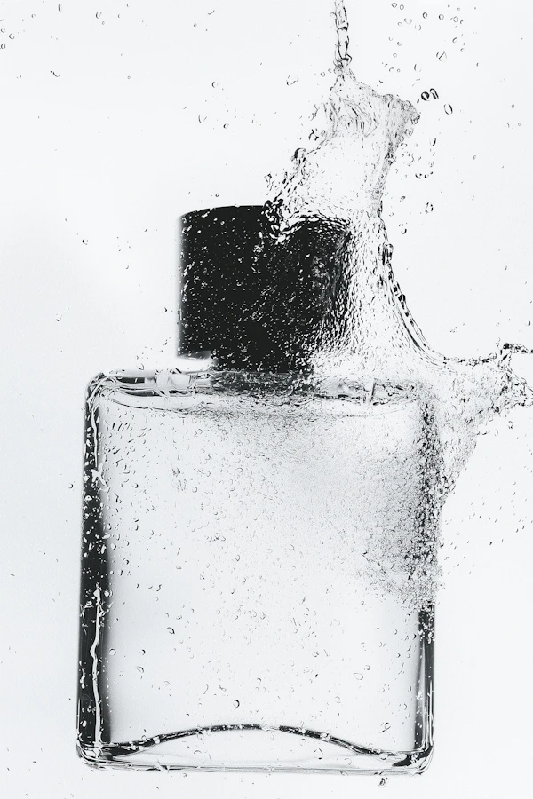 Glass Bottle Splash
