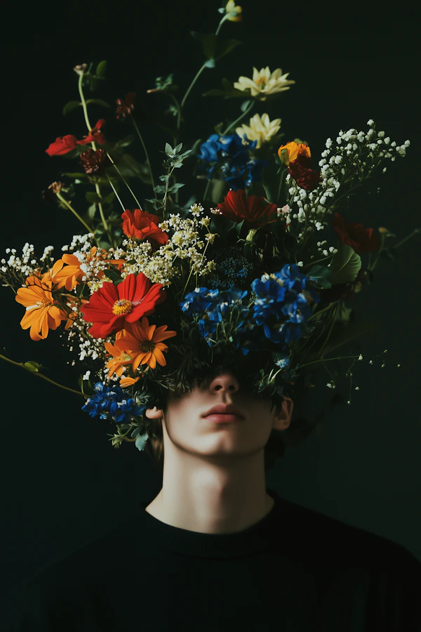 Floral Portrait Art