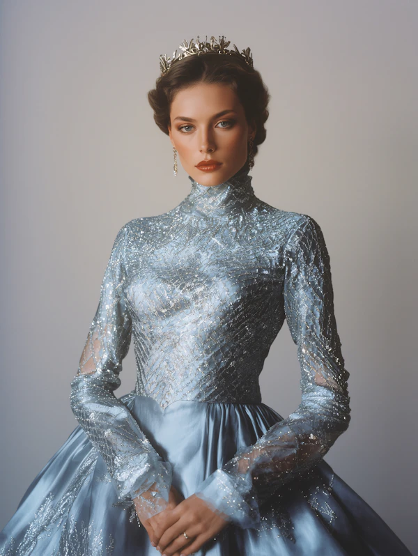 Elegant Blue Gown