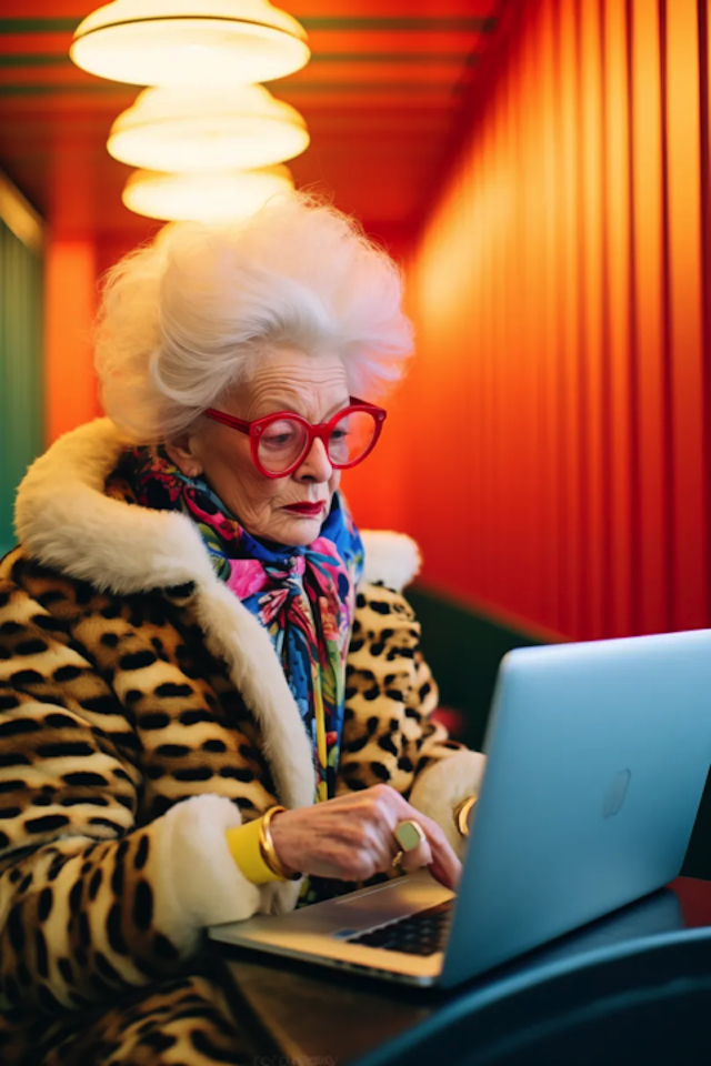 The Tech-Savvy Matriarch of Vibrance