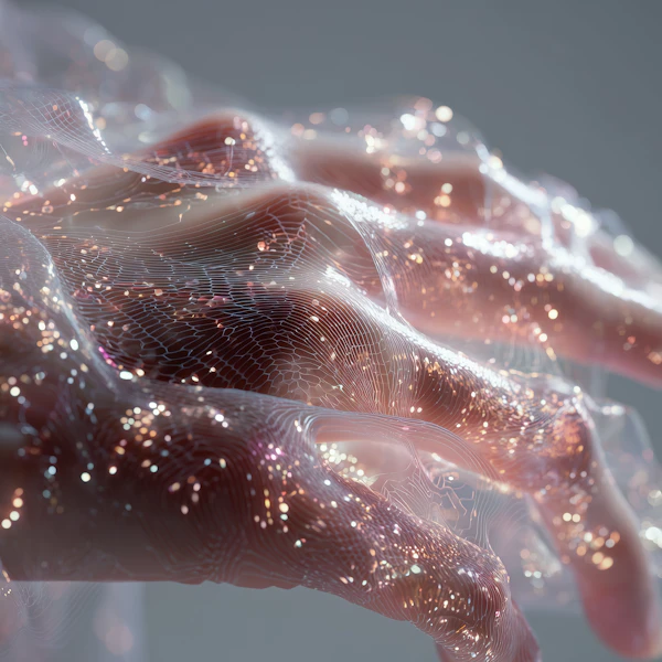 Glowing Hands Art