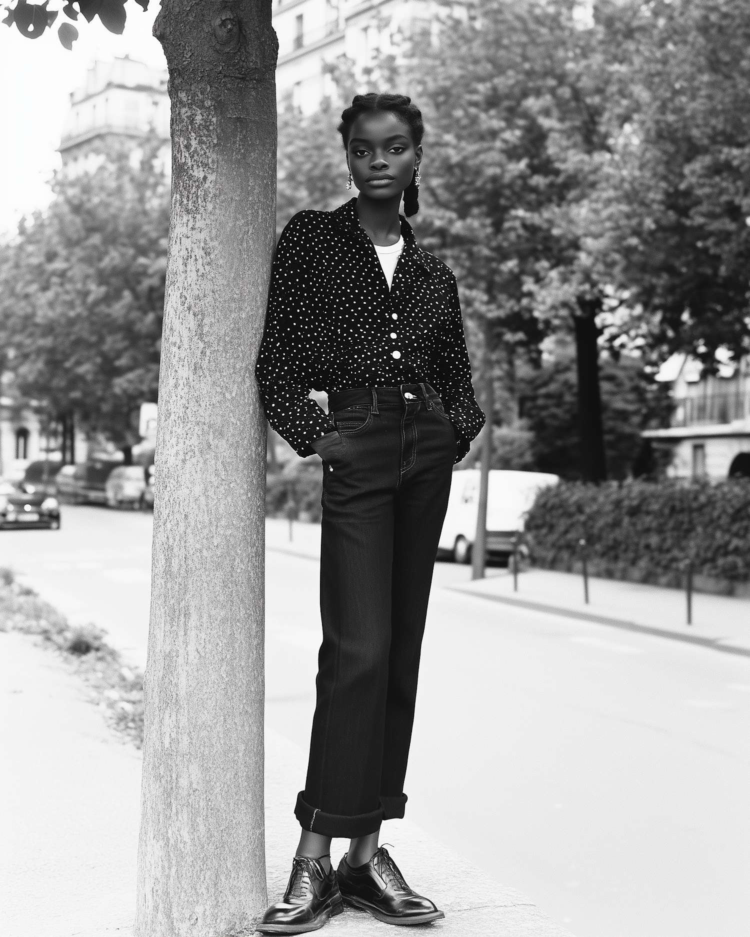 Stylish Woman Outdoors