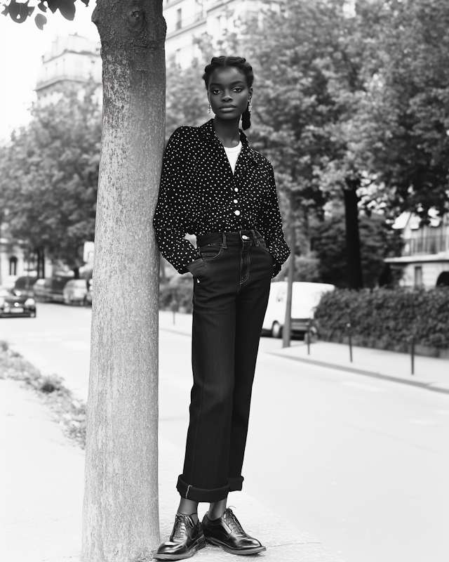 Stylish Woman Outdoors