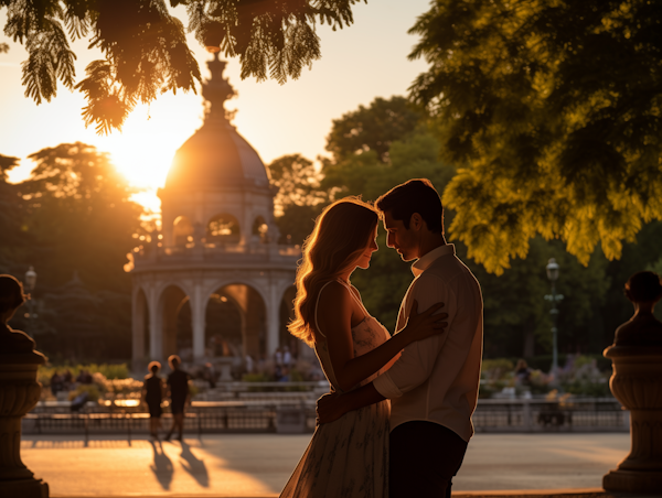 Golden Hour Embrace