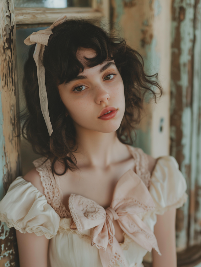 Vintage Portrait of a Young Woman