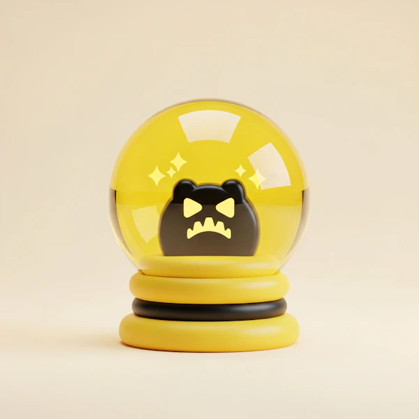 Angry Bear Snow Globe