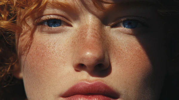 Freckled Portrait