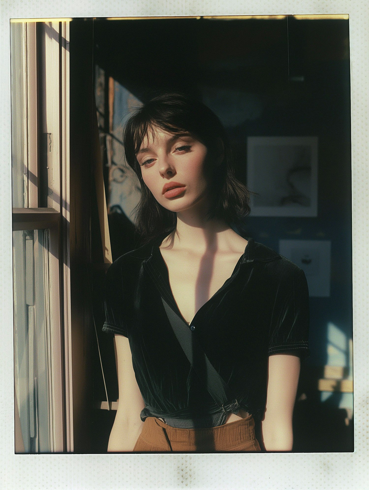 Contemplative Woman by the Window