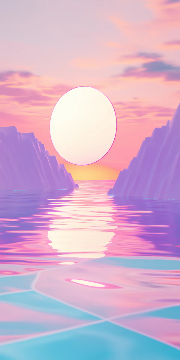 Surreal Sunset Artwork