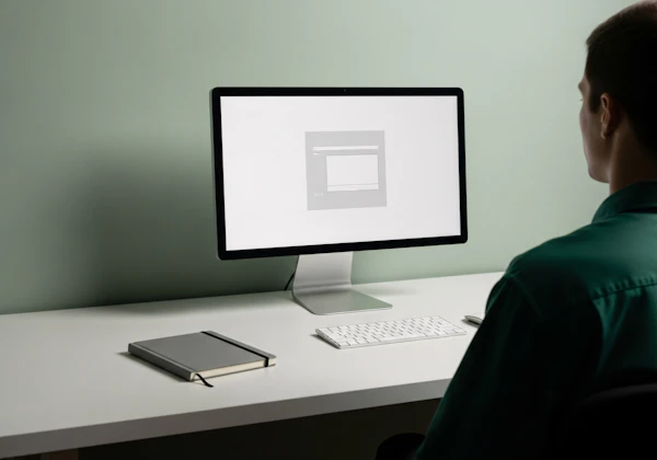 Modern Workspace Scene