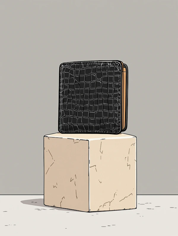 Crocodile Skin Wallet