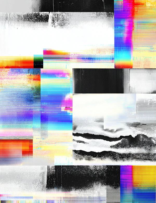 Glitch Gradient Artwork