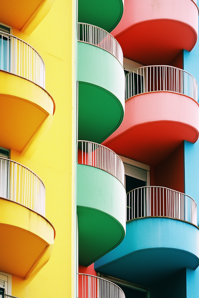 Colorful Balconies