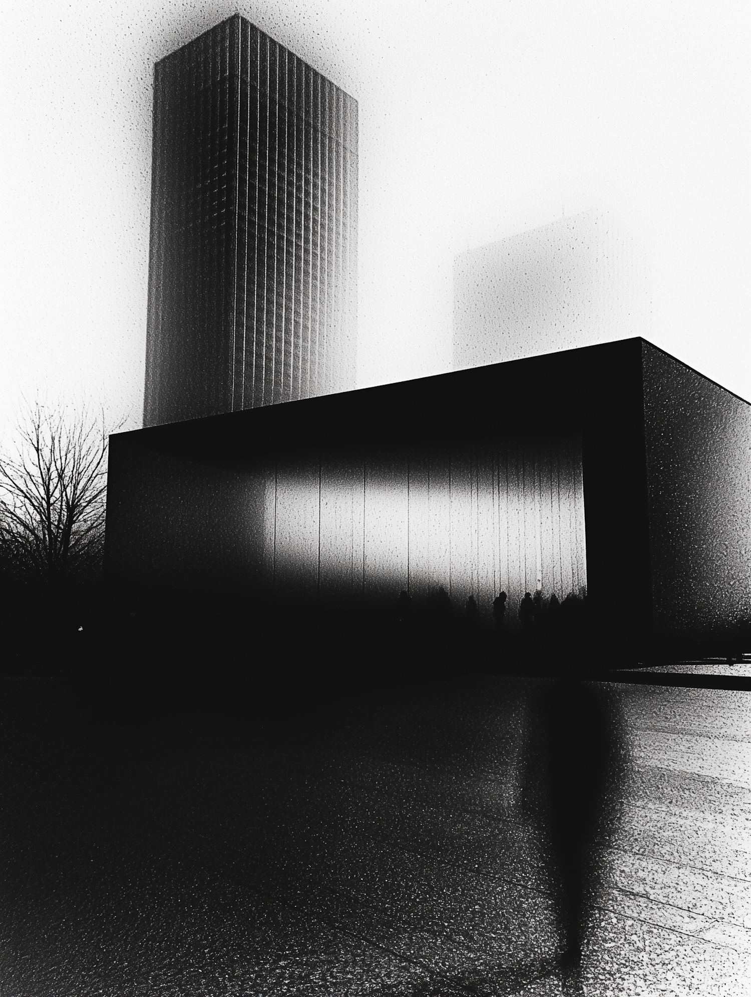 Monochromatic Urban Landscape