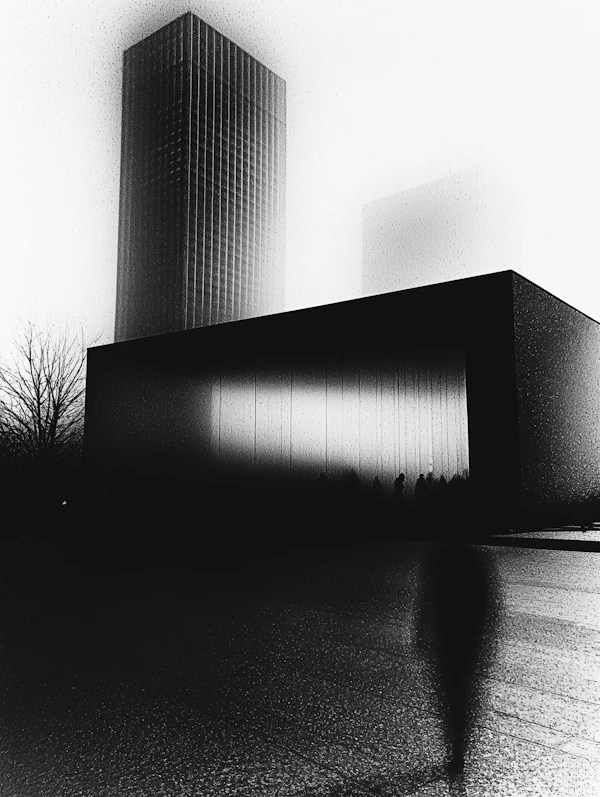 Monochromatic Urban Landscape
