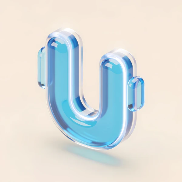 Translucent Blue U