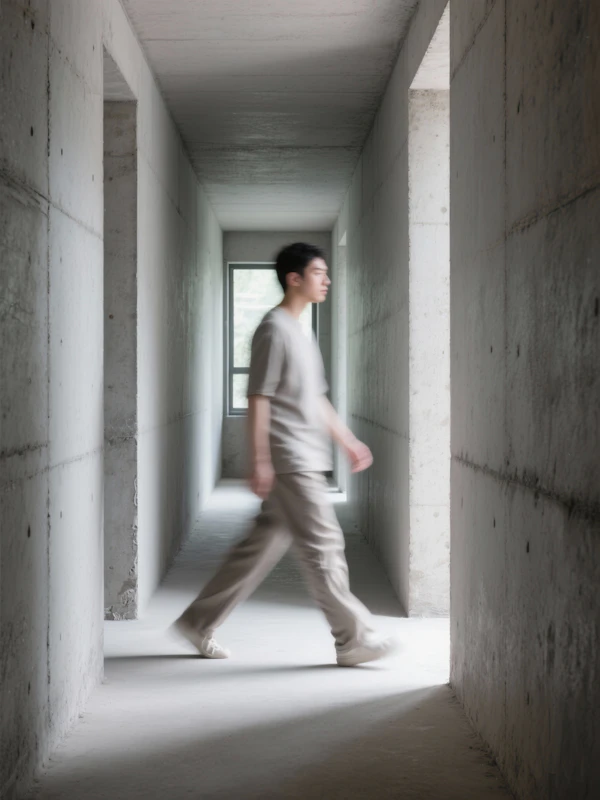Minimalist Hallway Walk