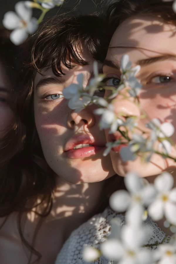 Dreamy Floral Portrait