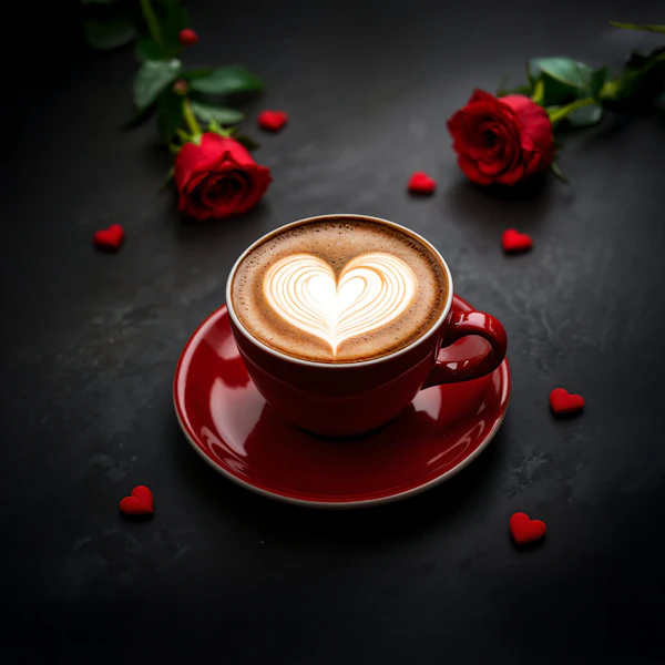Romantic Latte Art