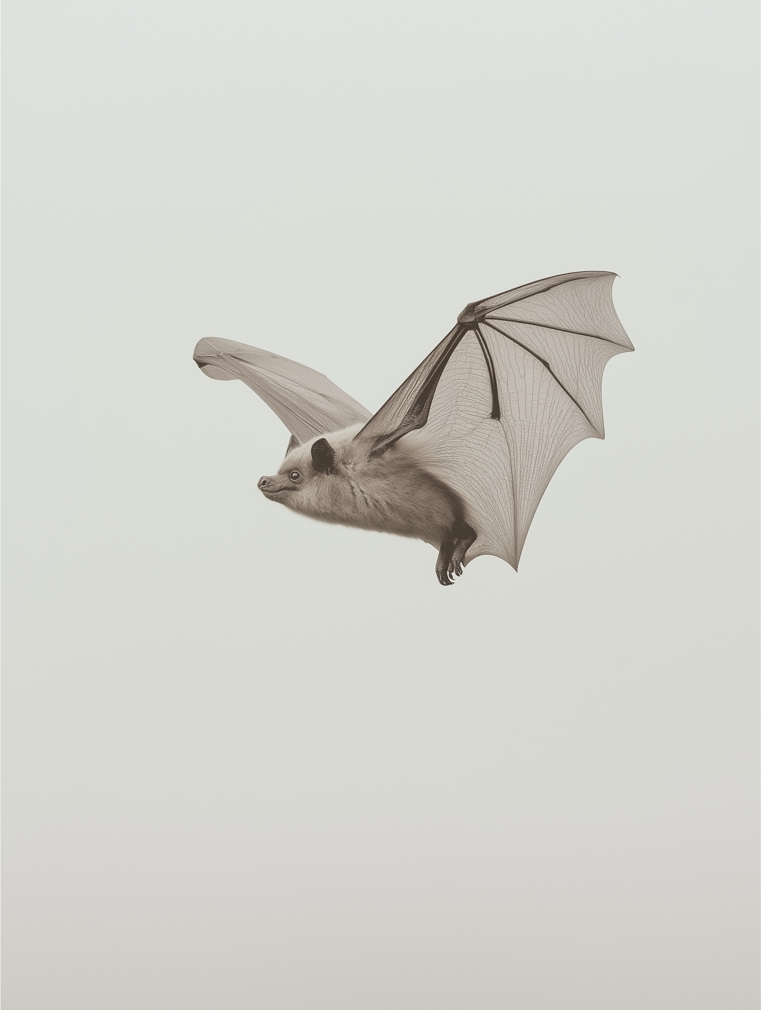 Bat in Mid-Flight