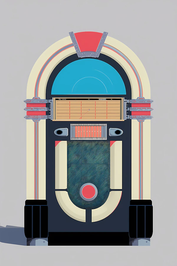 Vintage Jukebox Art