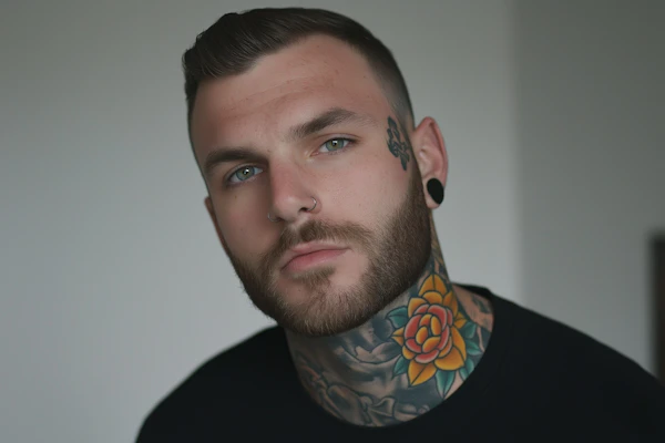 Portrait Of Bearded Man