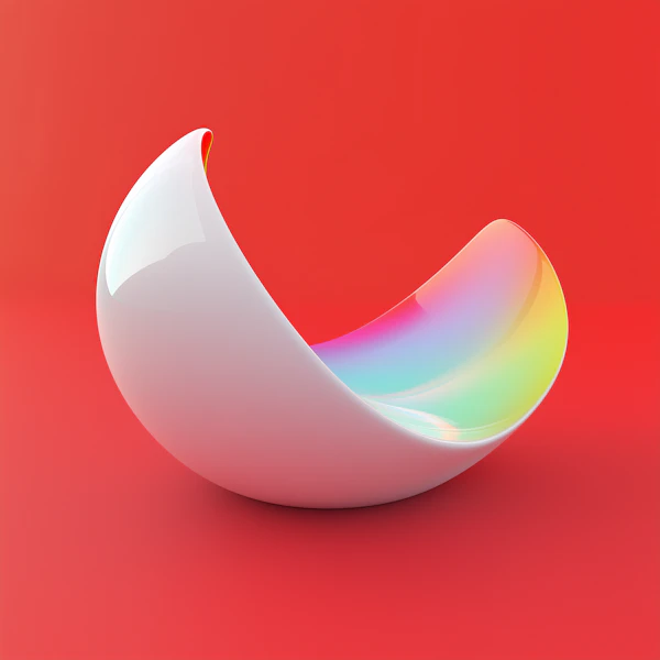 Modern Crescent Chair