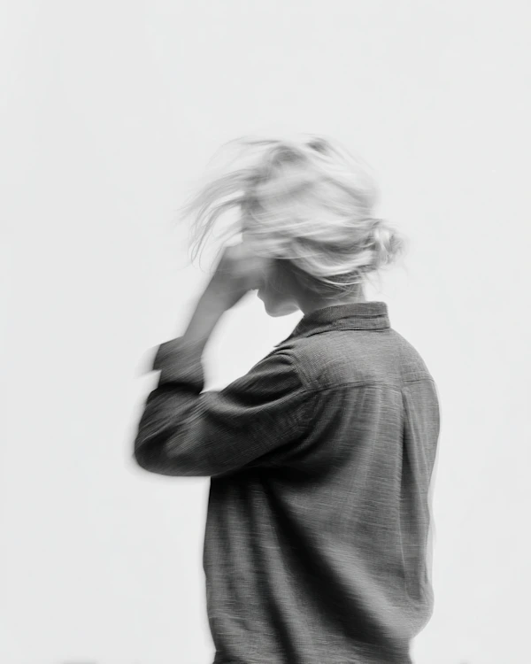 Grayscale Blur Portrait