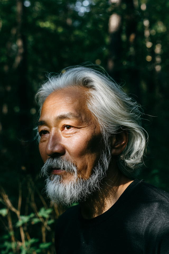 Elderly Forest Portrait