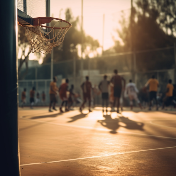 Sunset Hoops Serenity