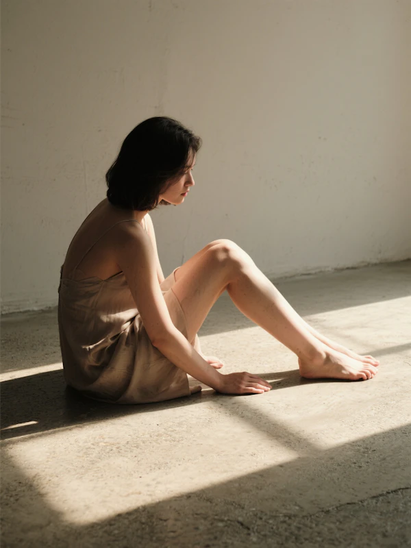 Minimalist Sunlit Portrait
