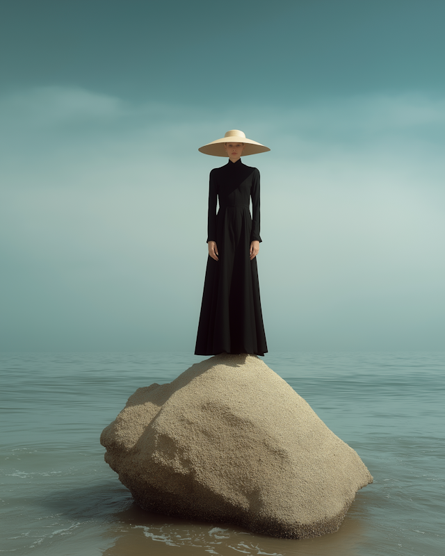 Elegant Dress by Water