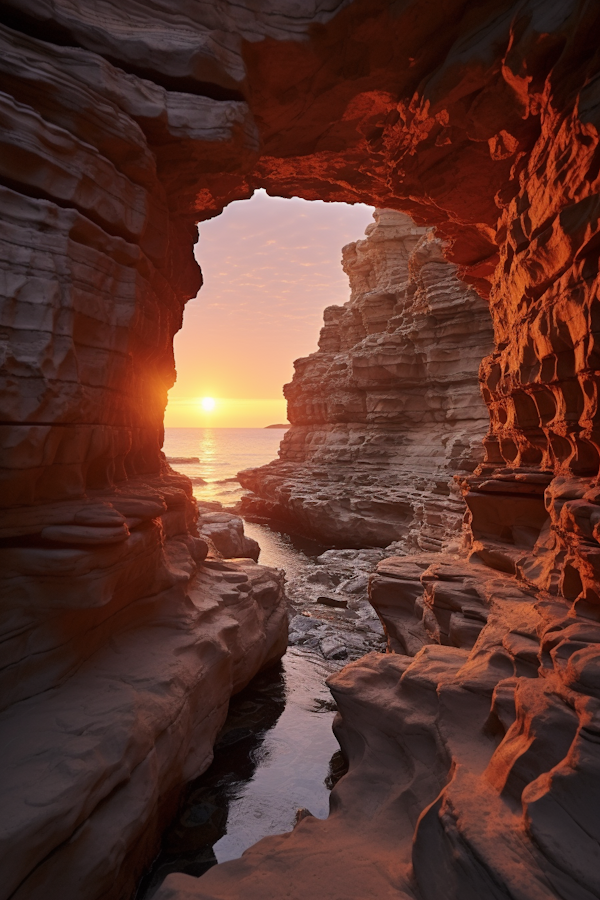 Sunset Serenity Arch