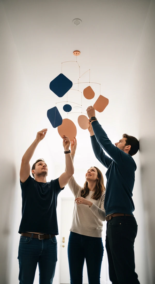 Teamwork on Mobile Art