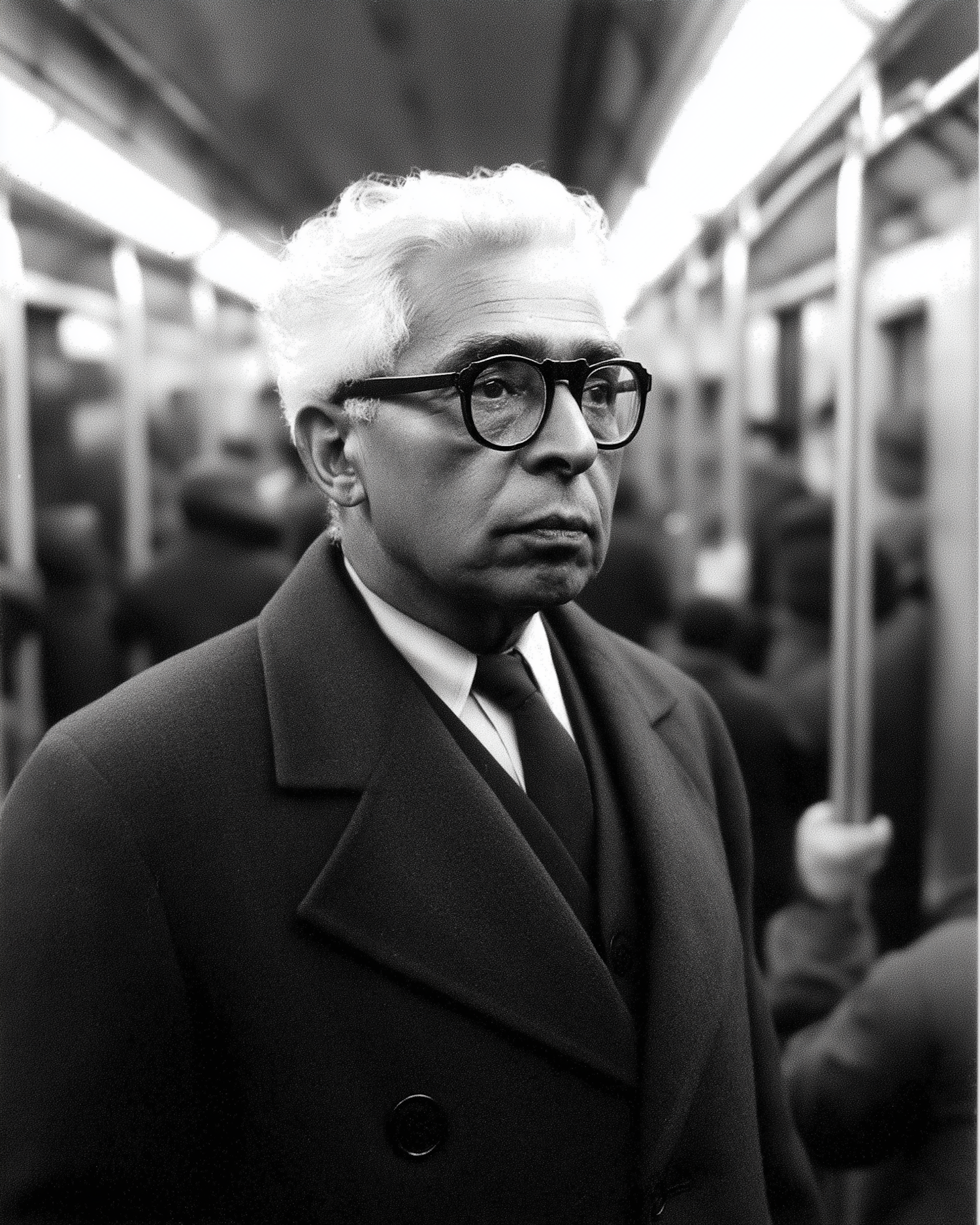 Man in Subway Portrait