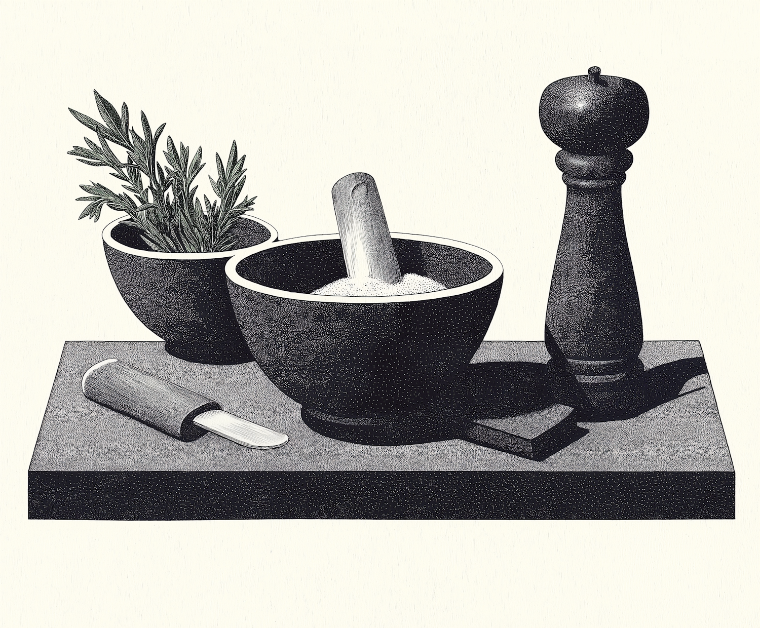 Vintage Culinary Illustration