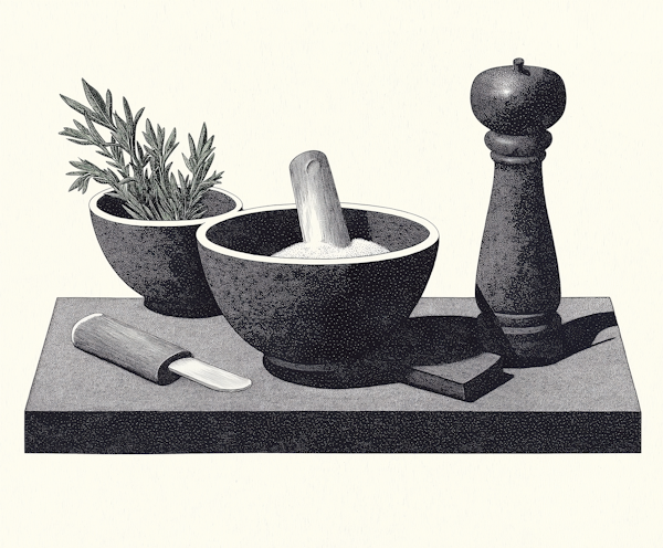 Vintage Culinary Illustration